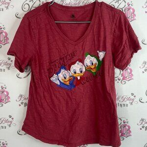 Disney tshirt duck tails woo-oo red tee T-Shirt with Logo
